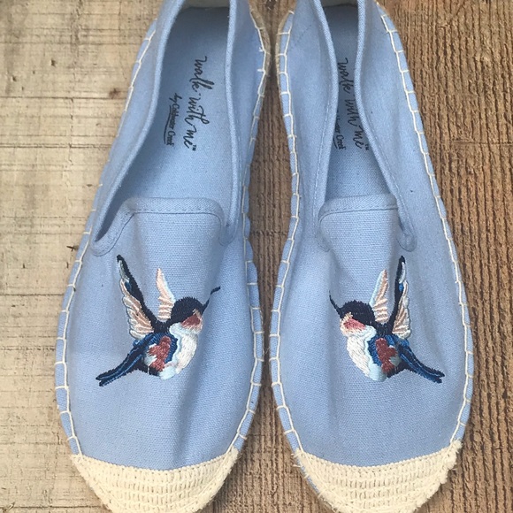 Coldwater Creek Shoes - NWT Woman’s Blue Escape Espadrilles by Walk With Me.